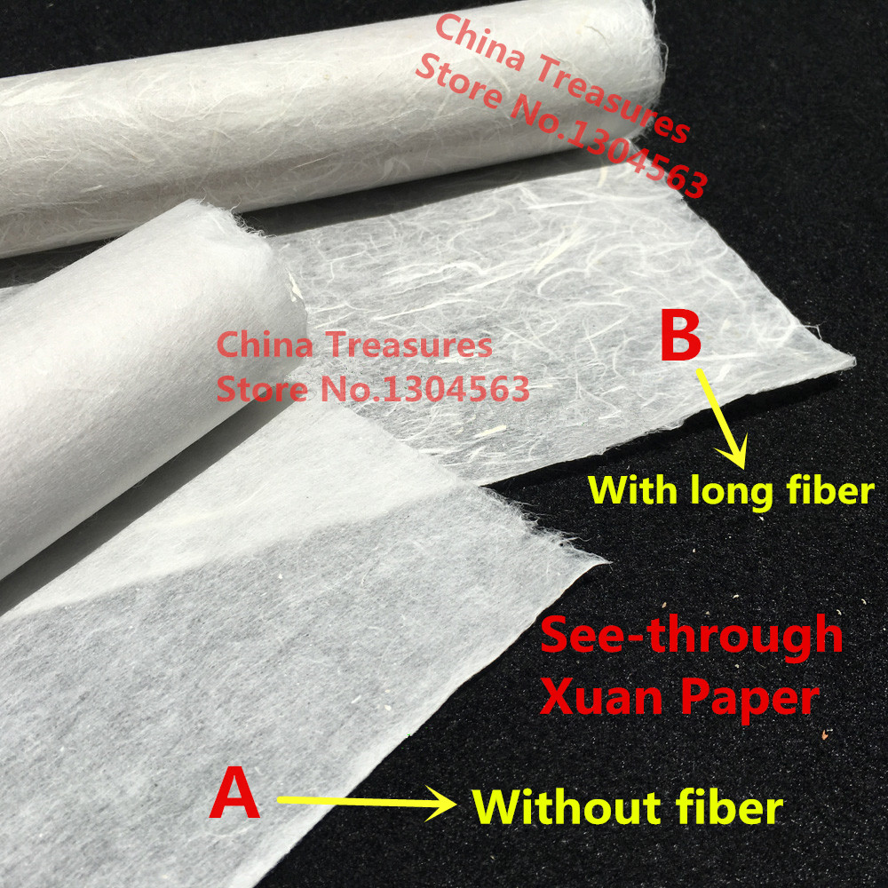 Ink Blotter Paper - 10sheets See-through Chinese Qingshui Rice Paper