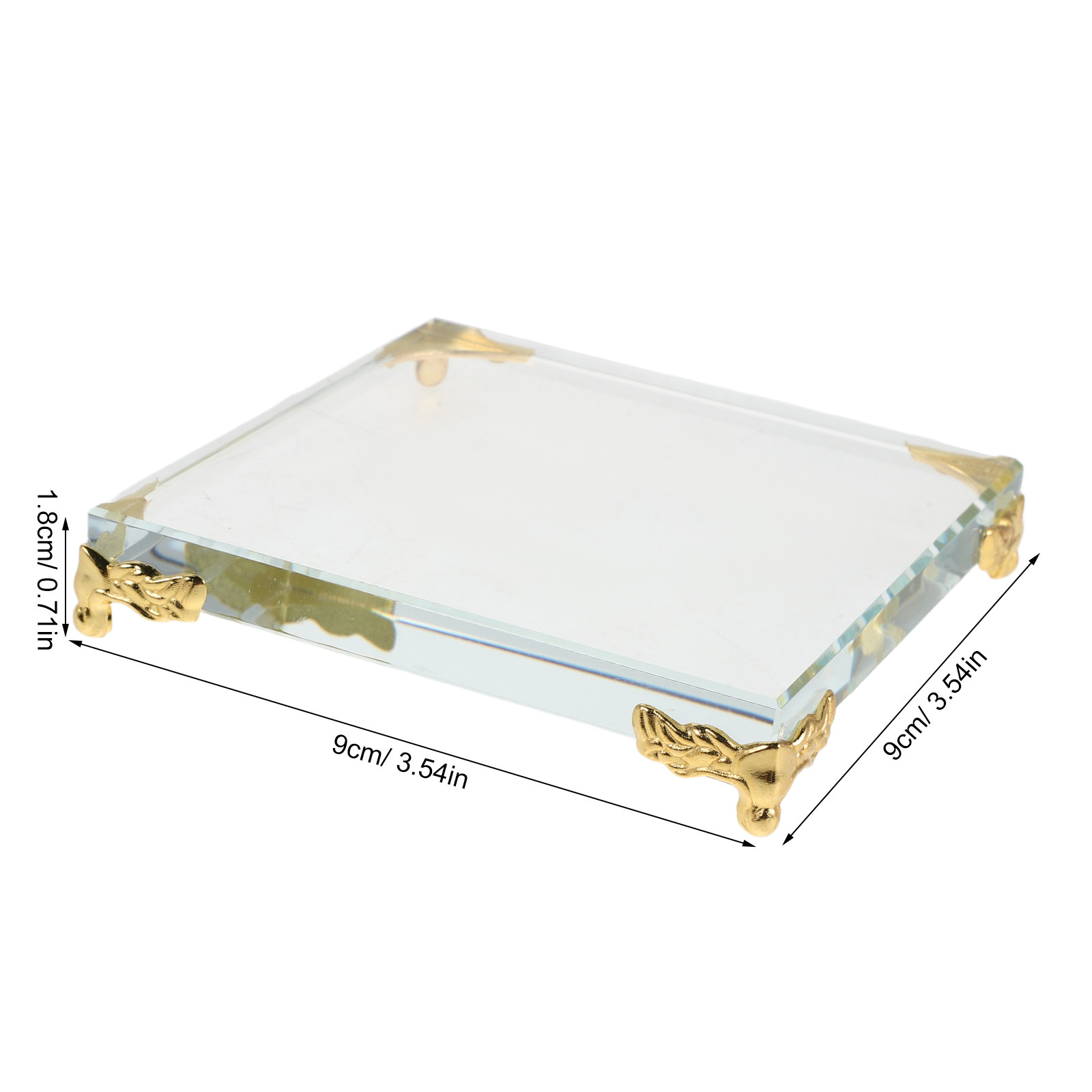 Square Crystal Paperweight Gol - Paper Weight Crystal review and price